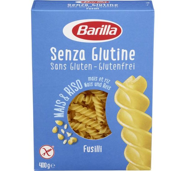 Fusilli glutenfri 400g barilla