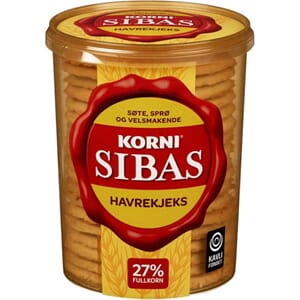 Sibas havrekjeks bks 290g