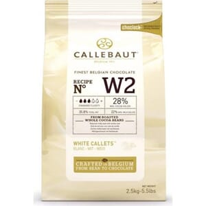 Callebaut Sjokolade Hvit Cw2 2,5kg