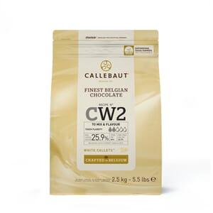Callebaut 2,5kg hvit sjokolade cw2