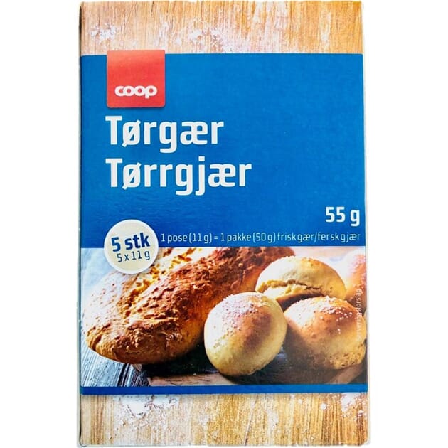 Tørrgjær 5pk coop