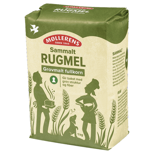 Rugmel sammalt grov 1kg