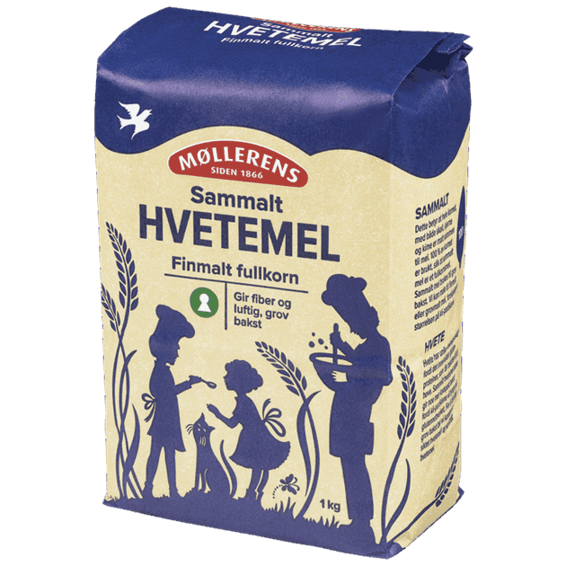 Hvetemel sammalt fin 1kg