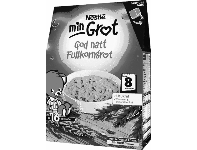 God natt fullkorngrøt 8mnd 480g