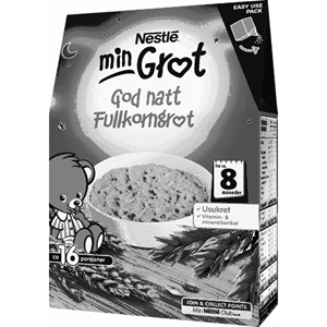 God natt fullkorngrøt 8mnd 480g