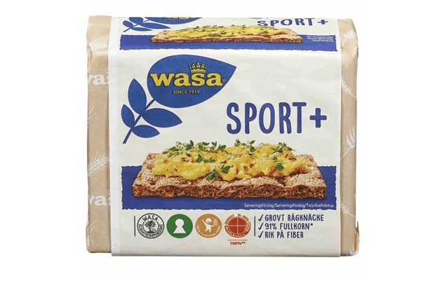 Wasa sport+ knekkebrød 210g