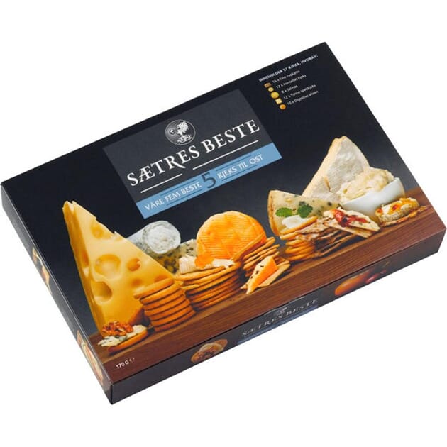 Sætres 5 beste til ost 170g sætre