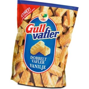 Gullvafler Doble M/Vanilje 250g