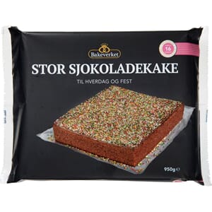 Stor Sjokoladekake 950g
