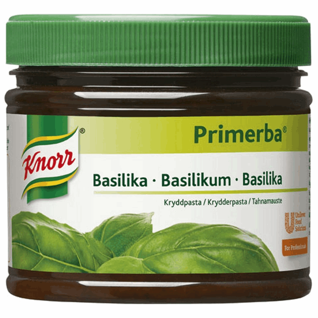 Basilikum urter i olje 0,34kg