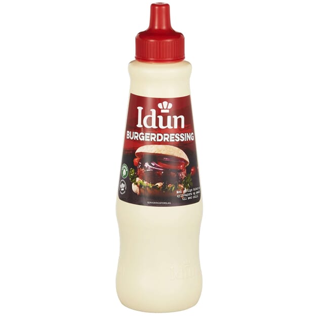 Idun burgerdressing vegan 815g