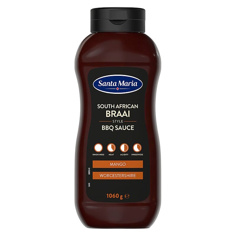 South african braai style bbq sauce 1060g