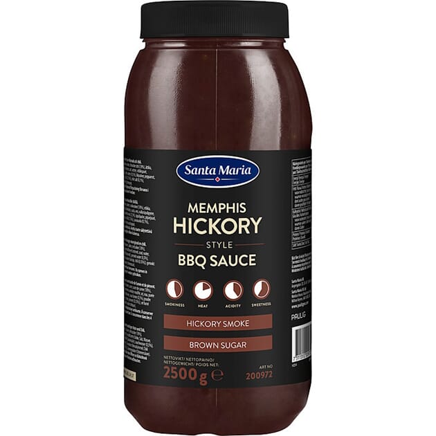 Memphis hickory bbq sauce 2,5kg