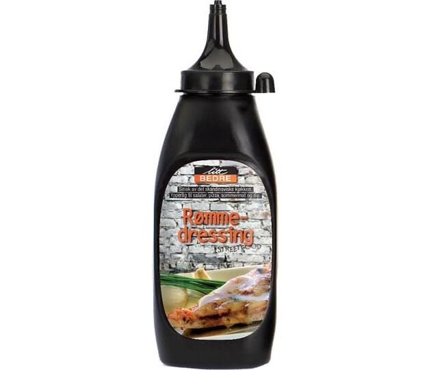 Rømmedressing med hvitløk 690ml