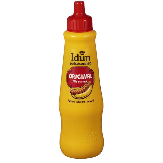 Pølsesennep 850g idun