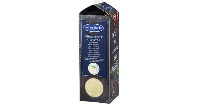 Hvit pepper malt 500g