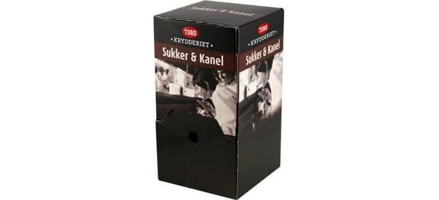 Sukker/kanel porsjon 250stk