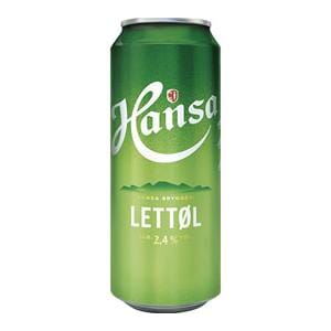 Hansa Lettøl Bx 2,4% 24x50cl