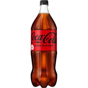 Coca Cola u/sukker 6x1,5l