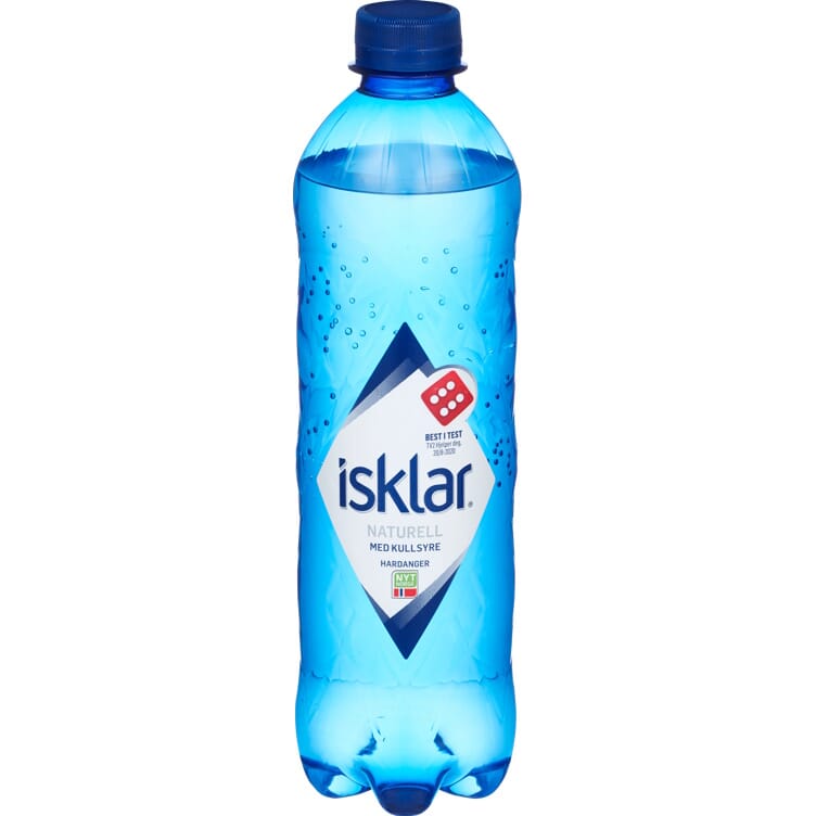 Isklar naturell med kullsyre 24x500ml - Kjøpmannen På Nett