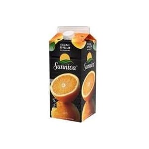 Sunniva Original Appelsin Fruktkjøtt 12x1,75 Liter