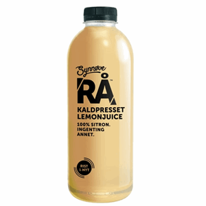 Rå kaldpresset lemonjuice 1l