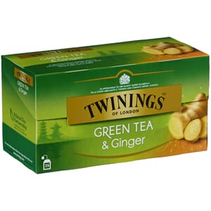 Twinings Grønn Te Ingefær 25 p.