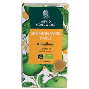 Appellund grønn te økol. 25st