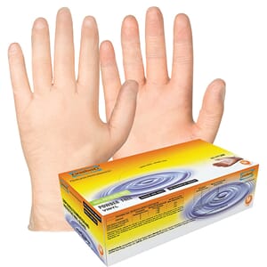 Engangshansker vinyl ftalatfri m 10*100stk