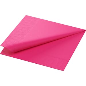 Servietter 3 lag 33cm fuchsia 125stk
