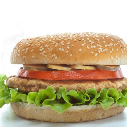 Oppskrift: Kyllingburger