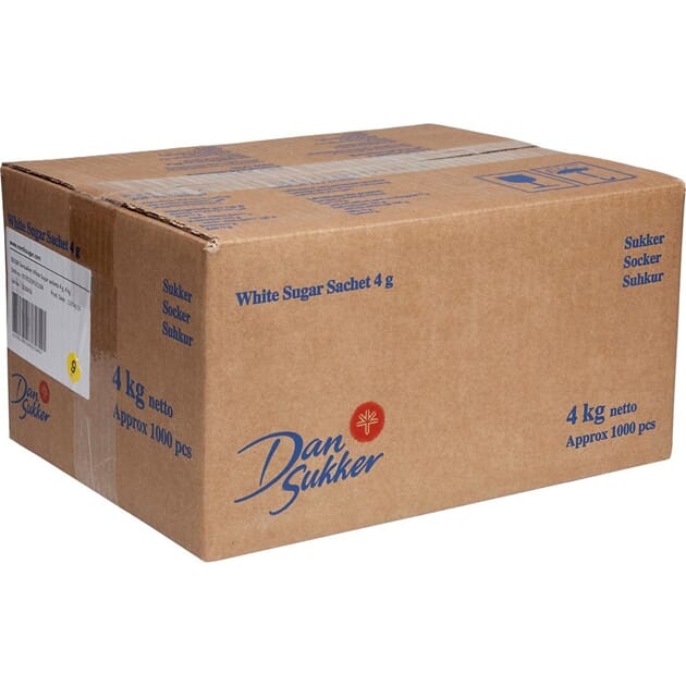 Sukker porsjon 4g 4kg