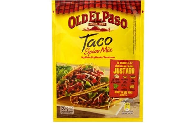 Taco kryddermix 25g
