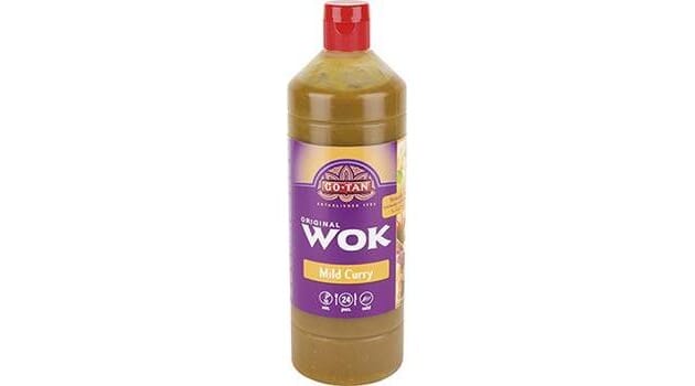 Woksaus mild curry 1,1kg