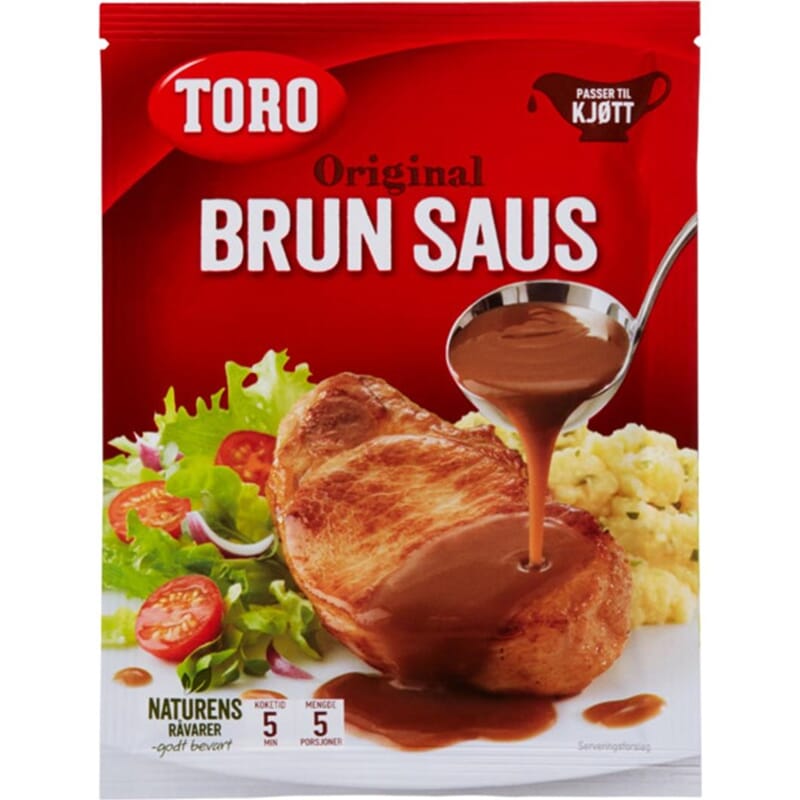 Hvalkjøtt i brun saus