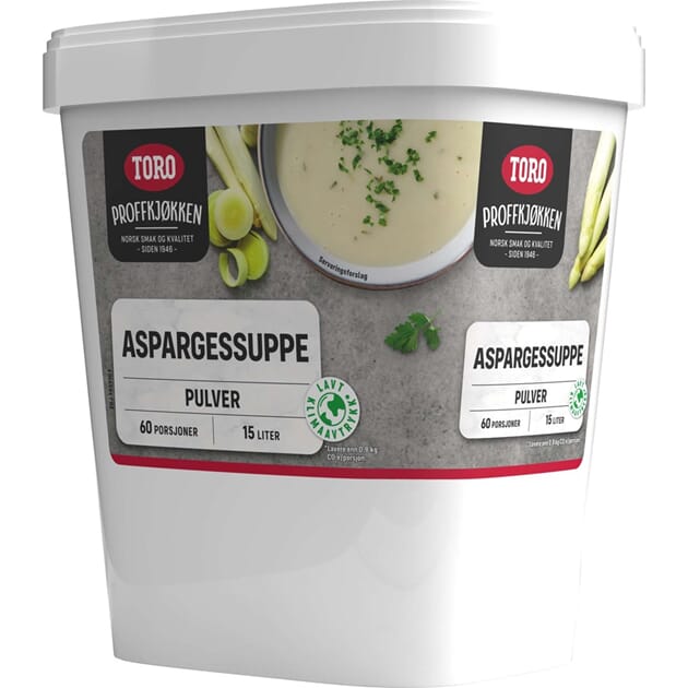 Aspargessuppe 1,1kg gir 15l suppe