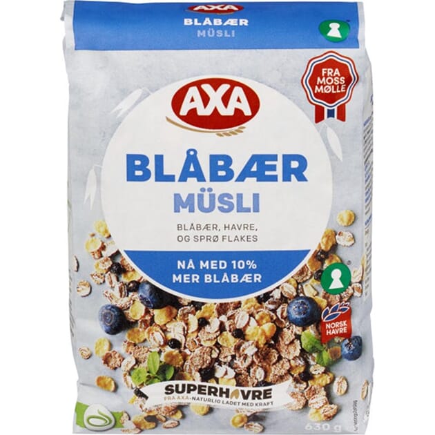 Blåbær müsli 630g