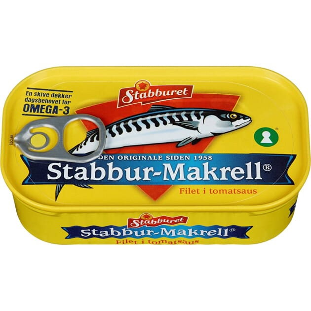 Makrell filet i tomat 110g