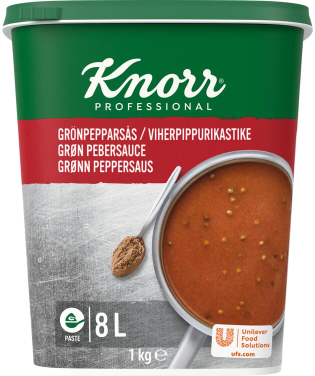 Peppersaus grønn pasta 1kg