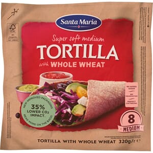 Tortilla Whole Wheat Medium 320g