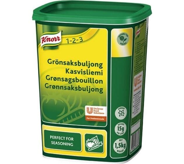 Grønnsaksbuljong 1,5kg 100l