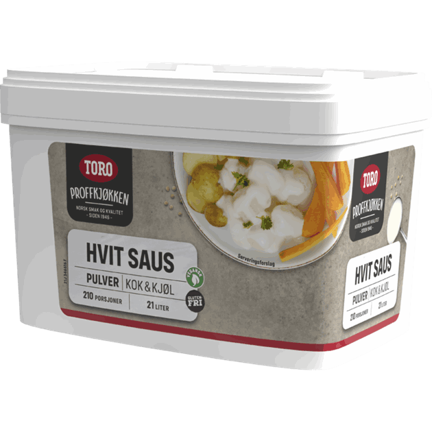 Toro hvit saus kok&kjøl 800g