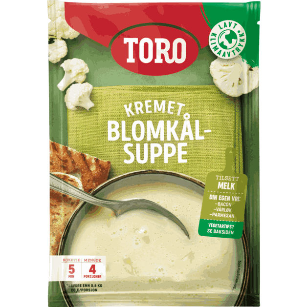 Blomkålsuppe kremet 65g