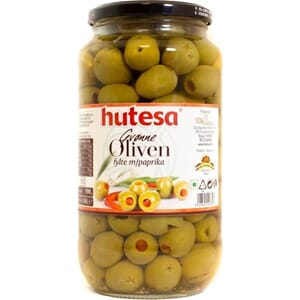 Grønn Oliven M.Paprika 900g
