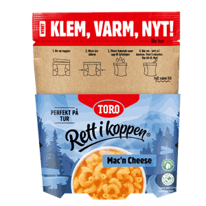 Mac'n Cheese 65g Rett I Koppen