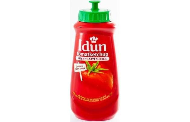 Ketchup u/tilsatt sukker 520g idun
