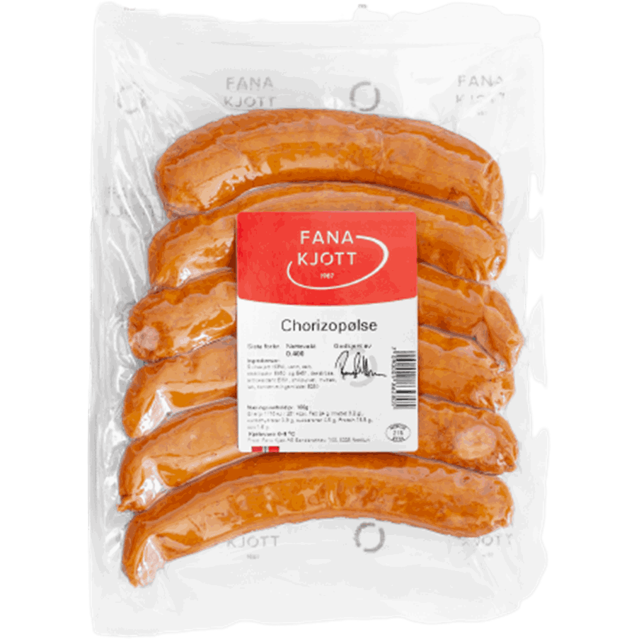 Fana Kjøtt Chorizopølse 600g