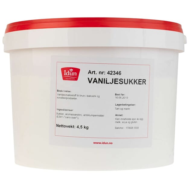 Idun vaniljesukker 4,5kg