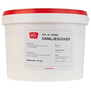Idun vaniljesukker 4,5kg