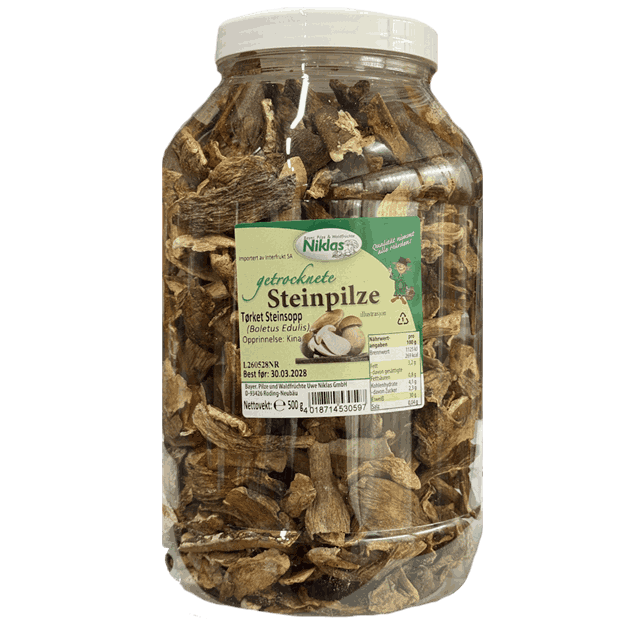 Sopp tørket steinsopp 500 gr